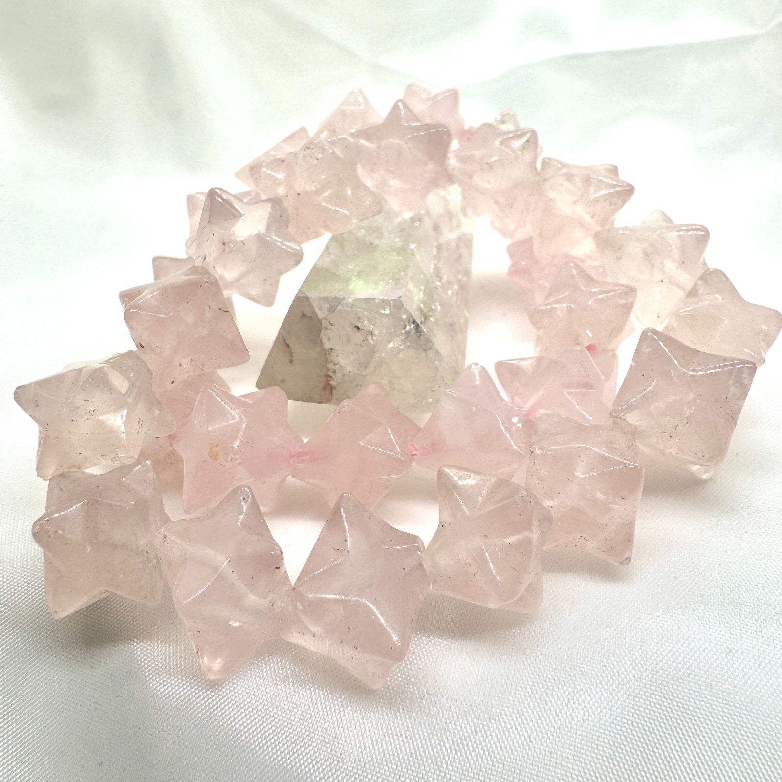 ローズクォーツ ブレスレット マカバスター｜Arancia Stone アランシア