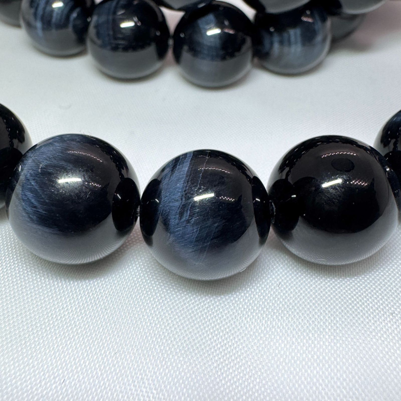 ブルータイガーアイ　タイガー Blue Tiger's Eye 3 ✧ ブルータイガーアイ | FLUXY - 天然石と