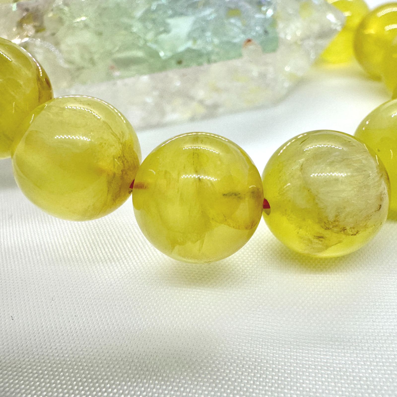 ゴールデンプレナイト 12mm ブレスレット｜Arancia Stone