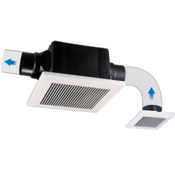 【送料無料】高須産業 ダクト式24時間換気システム 横格子パネルタイプ 天井用換気扇 2室換気タイプ TK-265R2L