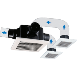 【送料無料】高須産業 ダクト式24時間換気システム 横格子パネルタイプ 天井用換気扇 3室換気タイプ TK-265R3L2