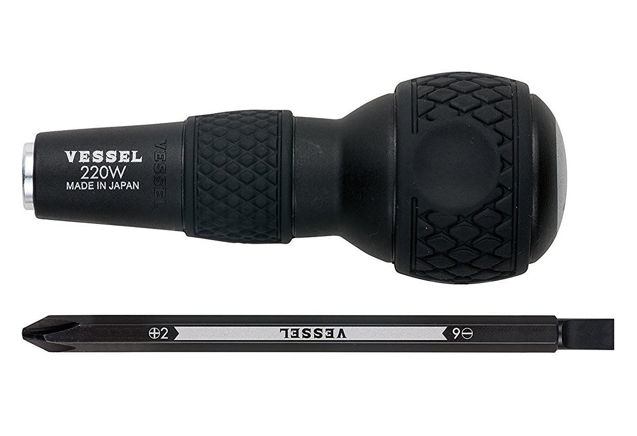 ベッセル VESSEL 玄人魂 プロコン ボールグリップ差替ドライバー No