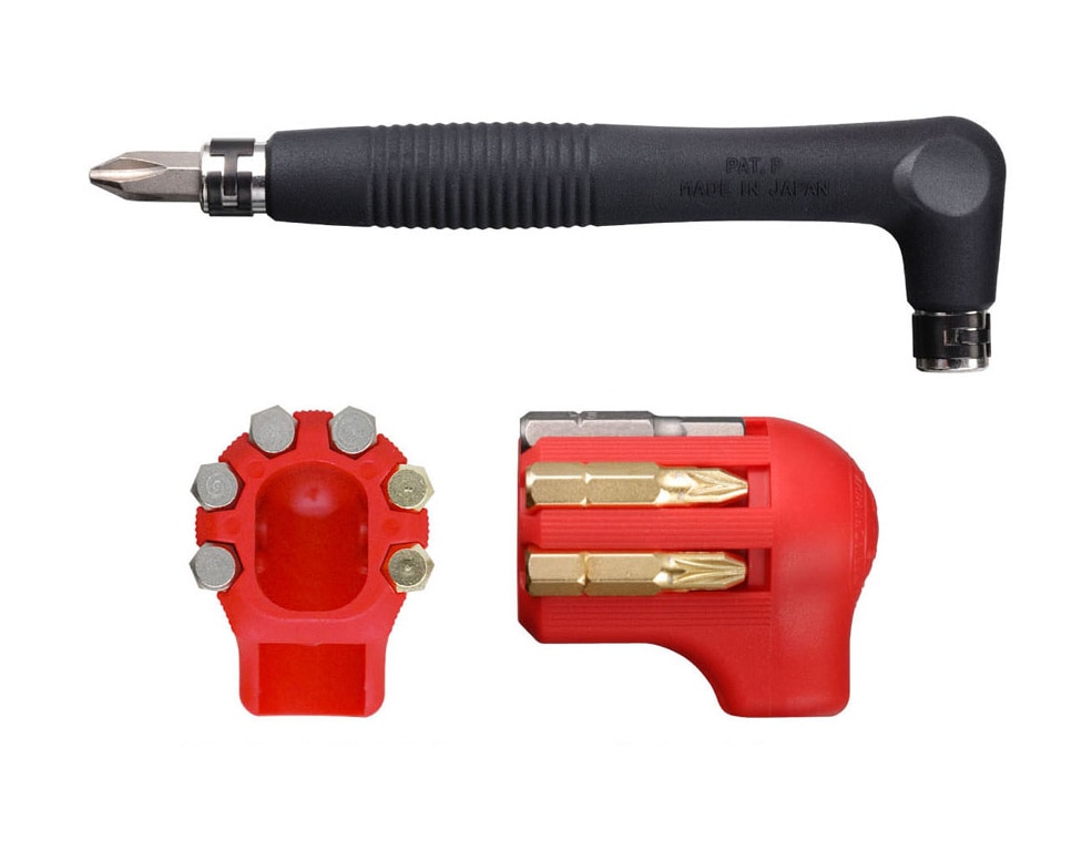 セット購入品専用 ANEX アネックス ビットホルダー付L型ドライバーセット 組立家具用 No