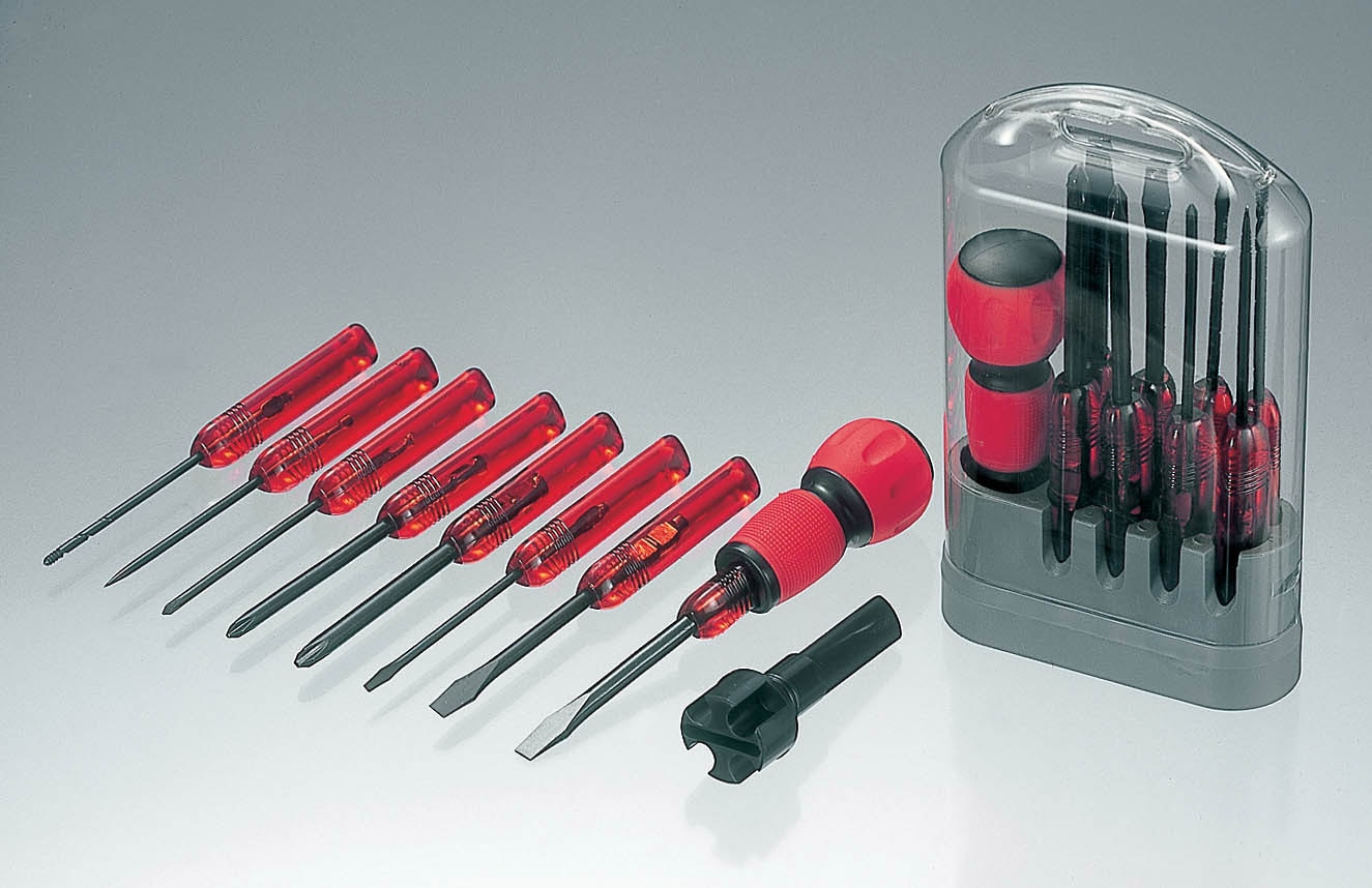 ANEX アネックス POP電工グリップ付8本組ドライバーセット No.6880