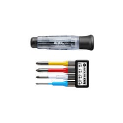 ANEX 6.35mm六角軸ビット対応 精密ドライバーセット No.3614