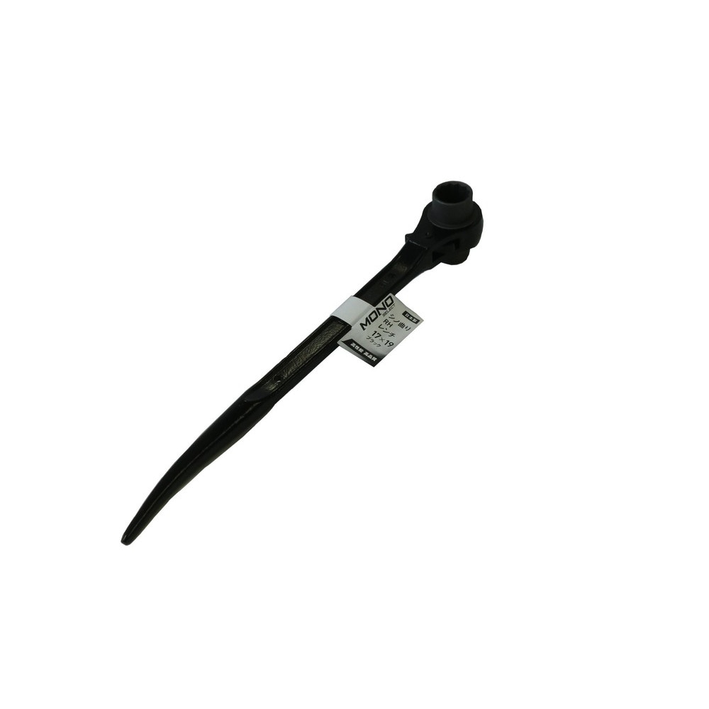 MONO シノ曲り両口ラチェットレンチ 17×19 ブラック アークランズ