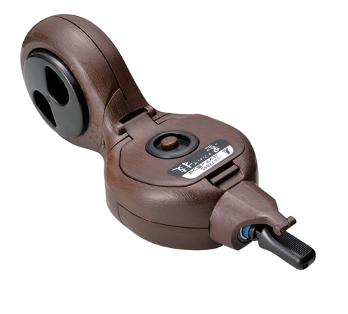 シンワ測定 ハンディ墨つぼ 墨技 自動巻 ブラウン 77845 | 工具,大工