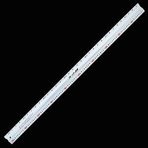シンワ測定 アルミカッター定規 カット師 1M 併用目盛 65090