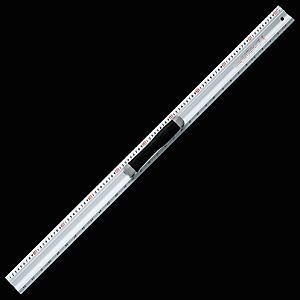 【送料無料】シンワ測定 アルミカッター定規 カット師 1M 併用目盛 取手付 65093