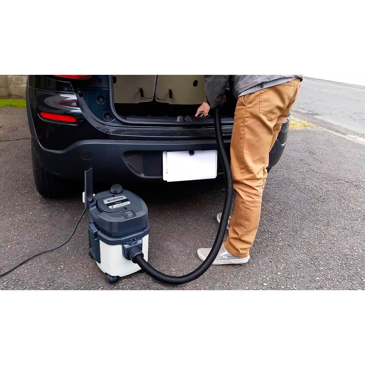 京セラパワー（リョービ）集じん機 VC-51 業務用掃除機 京セラ 集じん機 肩掛けタイプ VC-51 乾湿両用 吸込仕事率