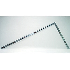 シンワ測定 曲尺平ぴたシルバー50cm/1尺6寸 併用目盛 10033