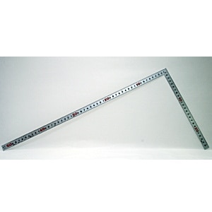 シンワ測定 曲尺平ぴたシルバー50cm/1尺5寸 併用目盛 10044