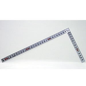 シンワ測定 曲尺平ぴた シルバー 30cm/1尺 併用目盛 10047
