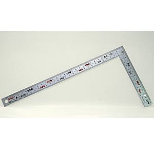 【送料無料】シンワ測定 曲尺厚手広巾 シルバー 30cm 表裏同目 8段目盛 マグネット付 JIS 10425