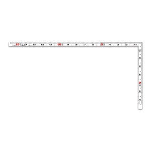 シンワ測定 曲尺 平ぴたホワイト 1尺5寸 表裏同目 11175