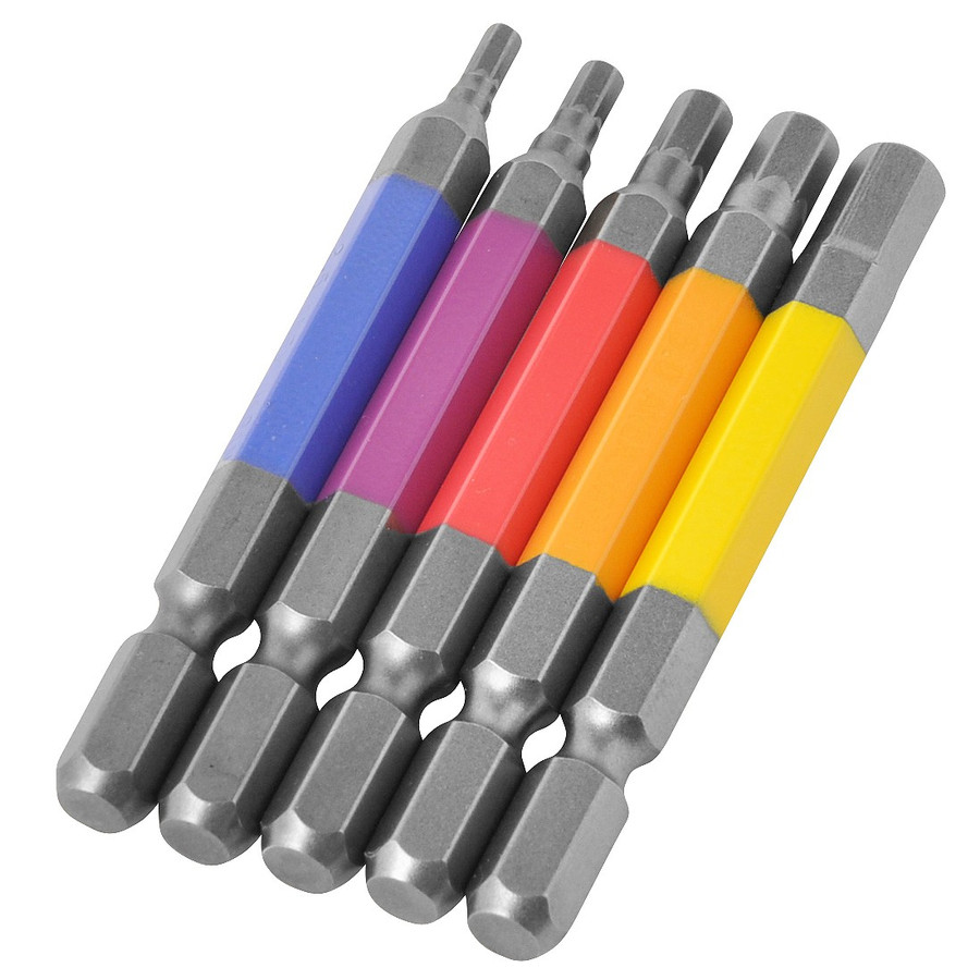 ANEX アネックス 六角レンチカラービット5本組 ACHX5-65L | 工具,先端