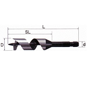 STAR-M スターエム 木工用インパクトビット ミドル 7M-160 16mm
