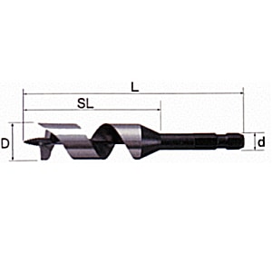 STAR-M[スターエム] 木工用インパクトビット ミドル [7M-050] 5mm