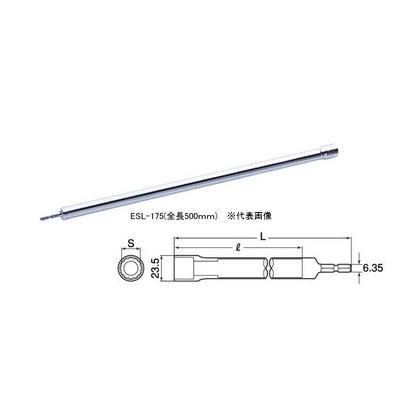 TOP トップ 電動ドリル用軽天ソケット ESL-173 | 工具,先端工具,六角軸
