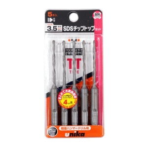 ｕｎｉｋａ ユニカ SDSチップトップビットセット 3.5mm 5本入 DP5-T35