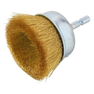 六角軸付カップブラシ 真鍮 65mm RC-5 アークランズ