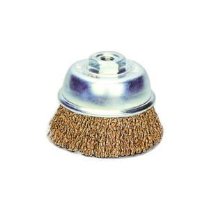 カップワイヤーブラシ 75mm 真鍮メッキ GCP-1 アークランズ