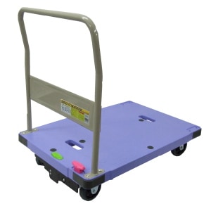 【送料無料】【法人限定】ナンシン DSK-300シリーズ 樹脂台車 プッシュブレーキ付 DSK-302B2 【メーカー直送・代引不可・置配不可・配送地域限定】