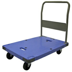 送料無料】矢崎化工 アクロス 搬送台車 折りたたみハンドル 耐荷重