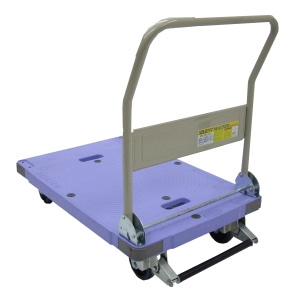 【送料無料】【法人限定】ナンシン 微音 樹脂台車 フットブレーキ付 DSK-301B DSK301B 【メーカー直送・代引不可・置配不可・配送地域限定】