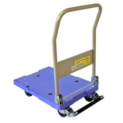 【送料無料】【法人限定】ナンシン 微音 樹脂台車 DSK-101B フットブレーキ付 【メーカー直送・代引不可・置配不可・配送地域限定】