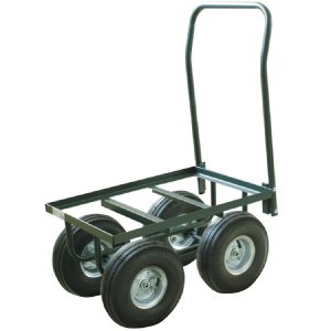 【送料無料】【1台で1個口】[エアタイヤ]　四輪ハウスキャリー　HS-06　【耐荷重／60kg】