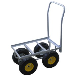 【送料無料】「1台で1個口」ソフトノーパンクタイヤ ノーパンク四輪ハウスキャリー HS-20 耐荷重100kg