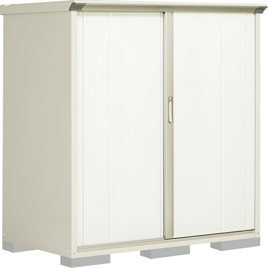 【送料無料】タクボ 小型物置 グランプレステージジャンプ GP-159BFSW シルクホワイト 全面棚タイプ 【メーカー直送・代引不可・置配不可・配送地域限定】