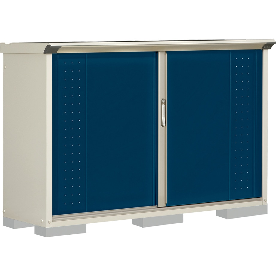 【送料無料】タクボ 小型物置 グランプレステージジャンプ GP-175DFDB ディープブルー 全面棚タイプ 【メーカー直送・代引不可・置配不可・配送地域限定】