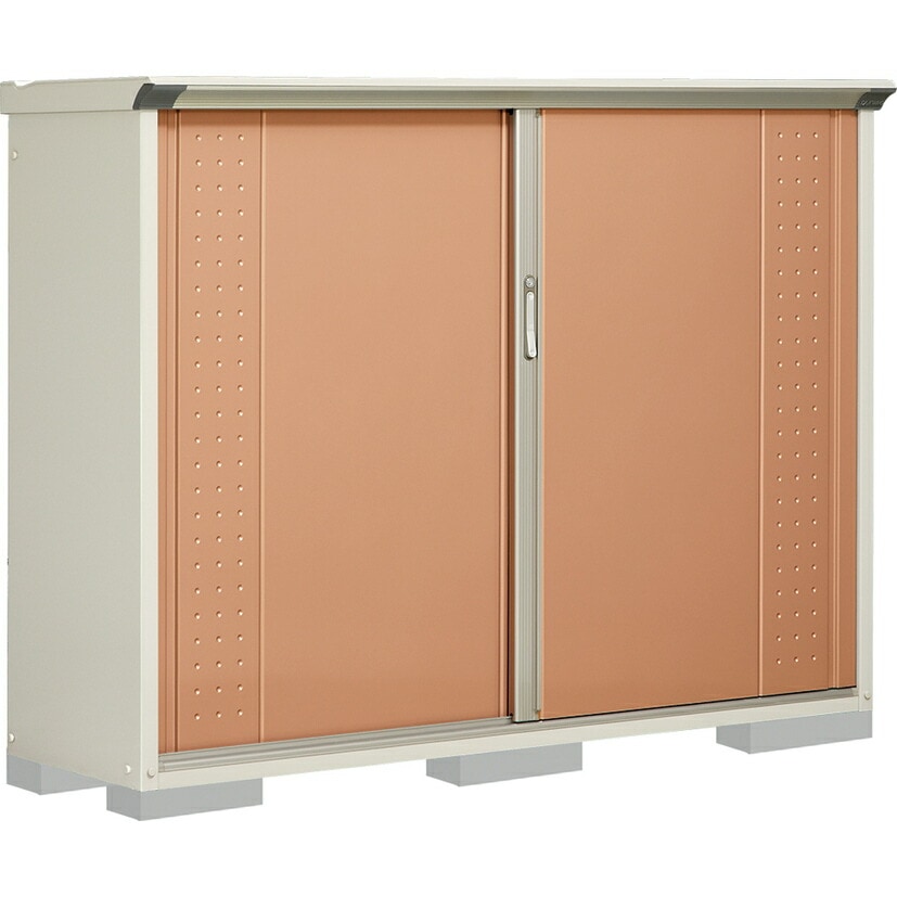 【送料無料】タクボ 小型物置 グランプレステージジャンプ GP-195CFTR トロピカルオレンジ 全面棚タイプ 【メーカー直送・代引不可・置配不可・配送地域限定】