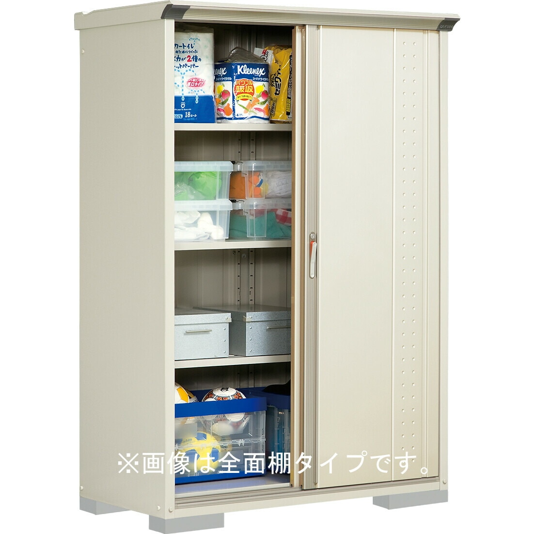 【送料無料】タクボ 小型物置 グランプレステージジャンプ GP-136ATMW ムーンホワイト たて置きタイプ 【メーカー直送・代引不可・置配不可・配送地域限定】