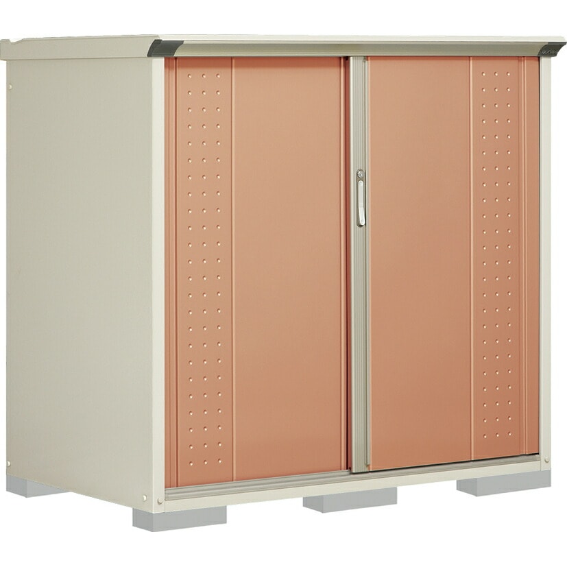 【送料無料】タクボ 小型物置 グランプレステージジャンプ GP-159CTTR トロピカルオレンジ たて置きタイプ 【メーカー直送・代引不可・置配不可・配送地域限定】