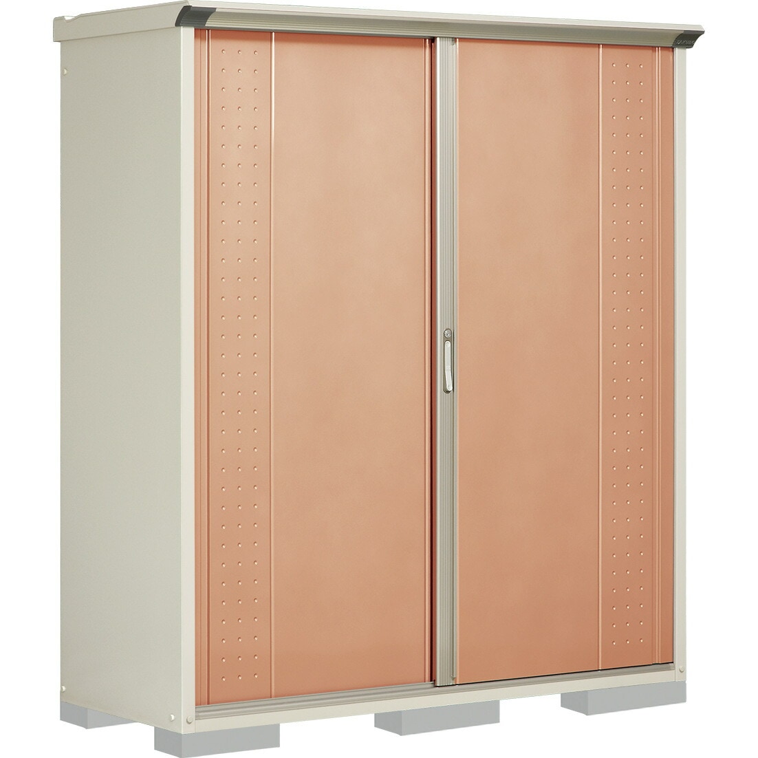 【送料無料】タクボ 小型物置 グランプレステージジャンプ GP-176ATTR トロピカルオレンジ たて置きタイプ 【メーカー直送・代引不可・置配不可・配送地域限定】