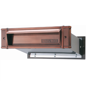 【送料無料】アイワ　メイルシュート No18　大壁用　ブラウン