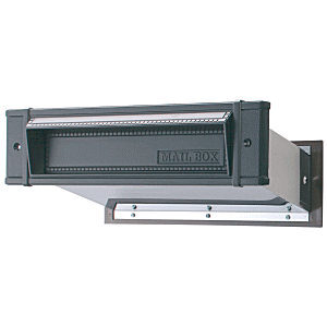 【送料無料】アイワ　メイルシュート No18　大壁用　黒