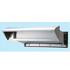 【送料無料】アイワ　No30　ステンレスシュート 大壁用　内フタ付　クリアー