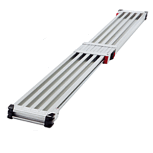 【法人限定】長谷川工業 スノコ式 アルミ伸縮足場板 スライドステージ 両面使用タイプ SSF1.0-270 【メーカー直送・代引不可・置配不可・配送地域限定】