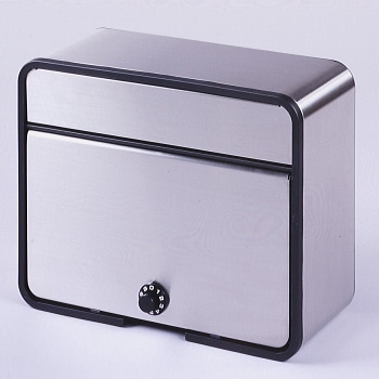 【送料無料】グリーンライフ 家庭用郵便ポスト 18-8ステンレス【ダイヤル錠付き】 PH-58PD