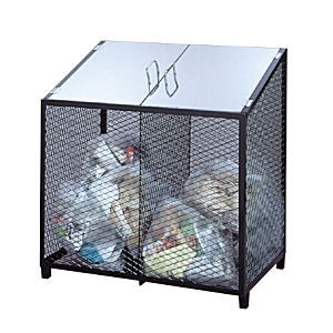 【法人限定】サンカ ダストボックス-S ブラック CS-02 【メーカー直送・代引不可・置配不可】