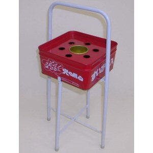 「2台まで1個口」吸殻スタンド取手付 OS-0702 スモーキングスタンド