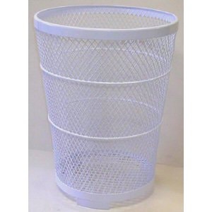 【送料無料】屋外用 丸型くずかご白90Ｌ OS-0707 パークくず入れ