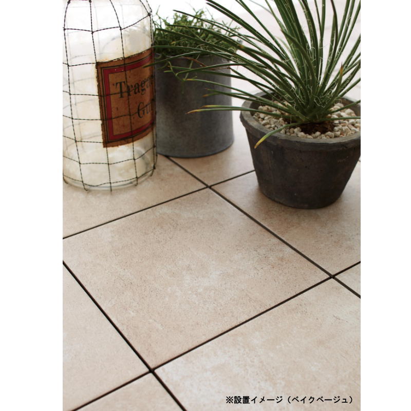 TOTO AP10MG01UFRJ TOTOタイルユニット「バーセア」100×9枚角ユニット(10枚セット)(サニーベージュ) cp5t ベランダタイル TOTOパーセアMGシリーズ サニーベージュ 送料無料1