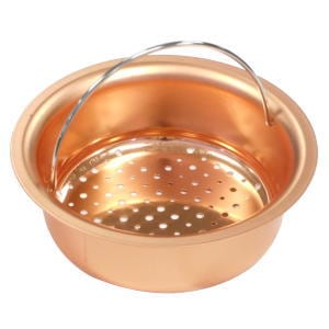 タケコシ 純銅製 板 排水口ゴミ受け 皿型 134mm