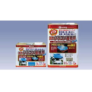 【送料無料】カンペハピオ　油性シリコン屋根用　7L　安田色