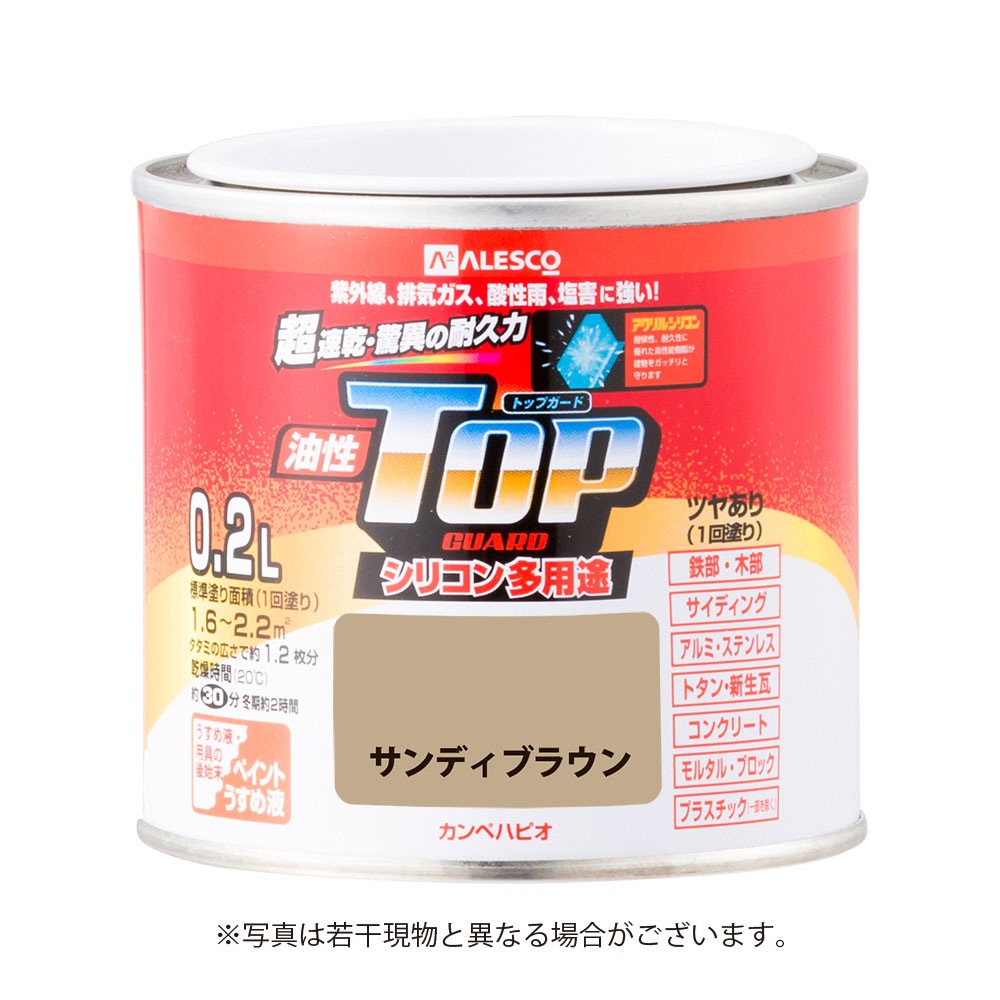 カンペハピオ　油性トップガード　0．2Ｌ　サンディブラウン